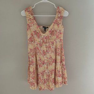 Baby Doll Top w/ Scrunch Elastic Back, Cap Sleeves, Fitted Bust, Flowy Skirt